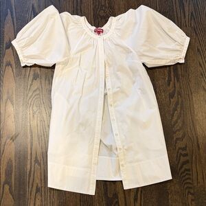 Stayd Cream Button-Up Dress